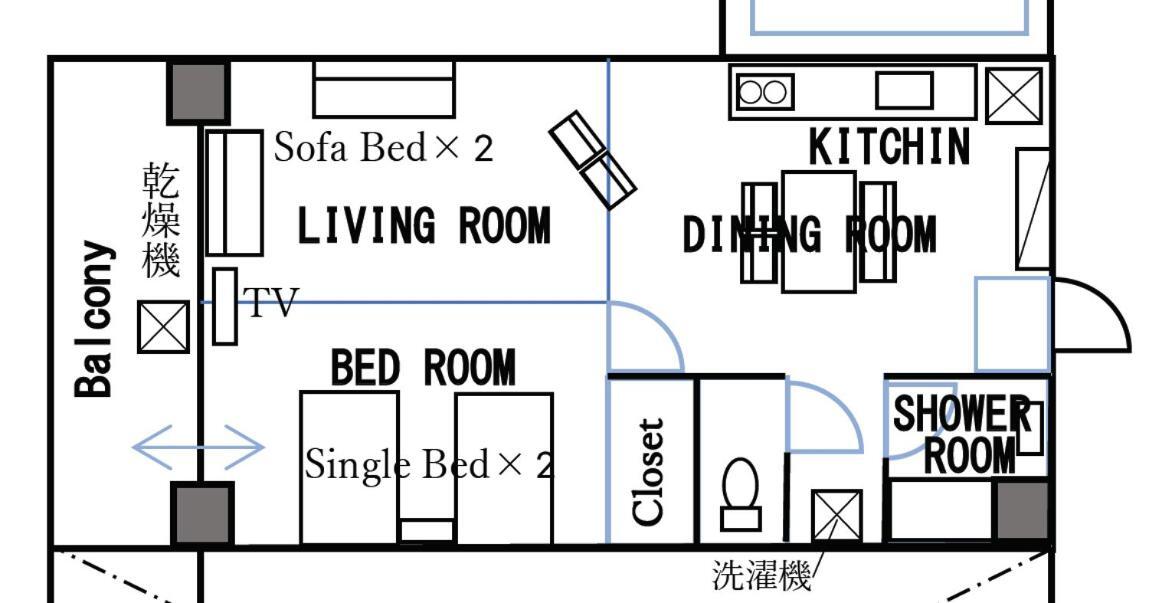 Holiday Homes Tsuboya 601 那覇市 エクステリア 写真